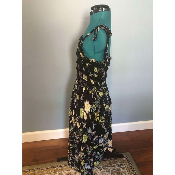 Free People Isla Midi Floral Boho Ruffled Sundress, size XS - Picture 3 of 5